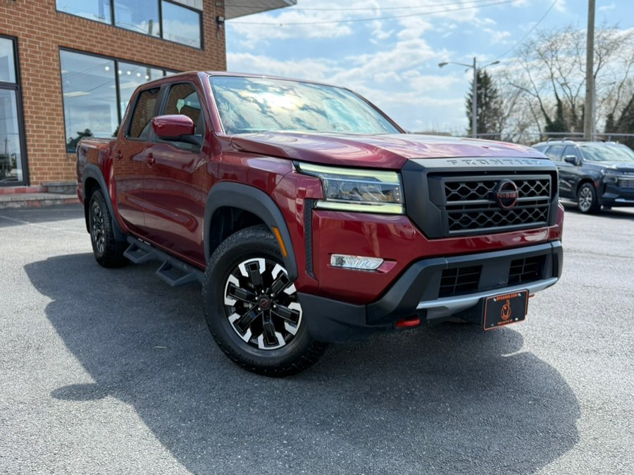 Cardinal Red Metallic Tricoat 2023 Nissan Frontier PRO-X Crew Cab RWD Pickup Truck 4X2 Automatic