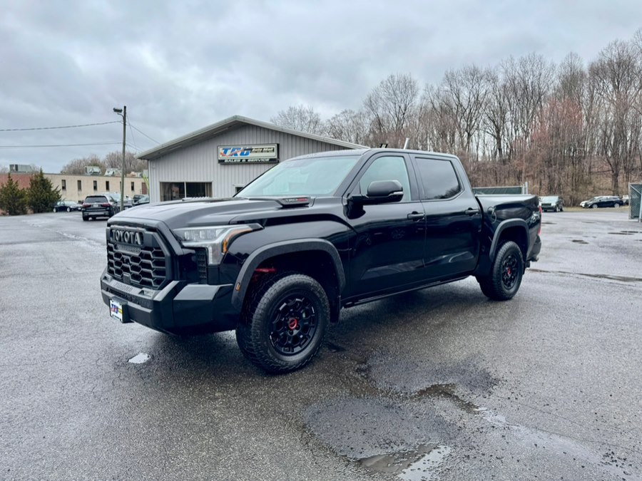 Midnight Black Metallic 2024 Toyota Tundra Hybrid TRD Pro HV CrewMax Cab 4WD Pickup Truck Four-Wheel Drive Automatic