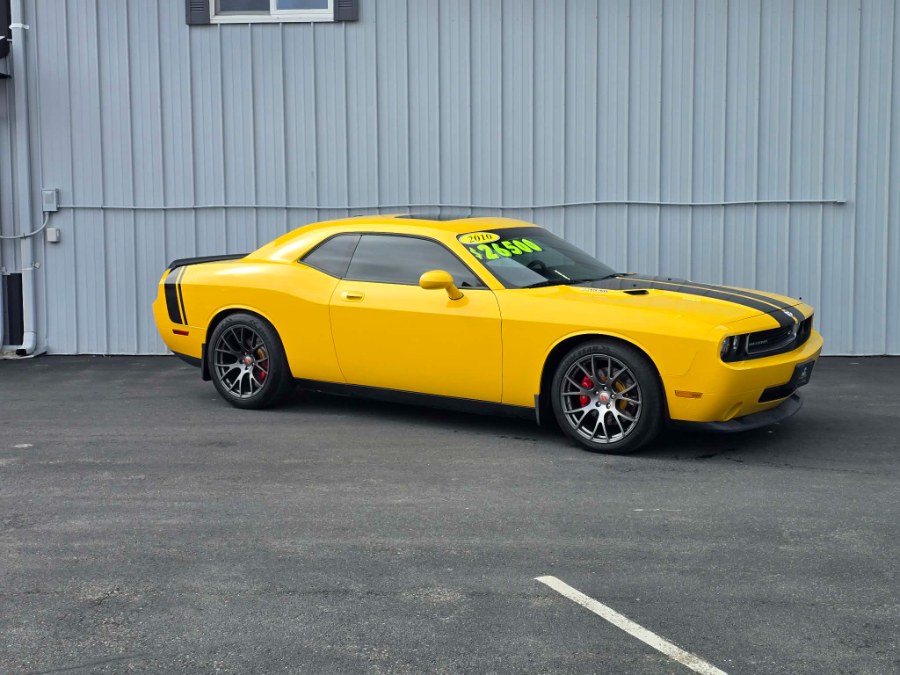 Detonator Yellow 2010 Dodge Challenger SRT8 RWD Coupe Rear-Wheel Drive Automatic