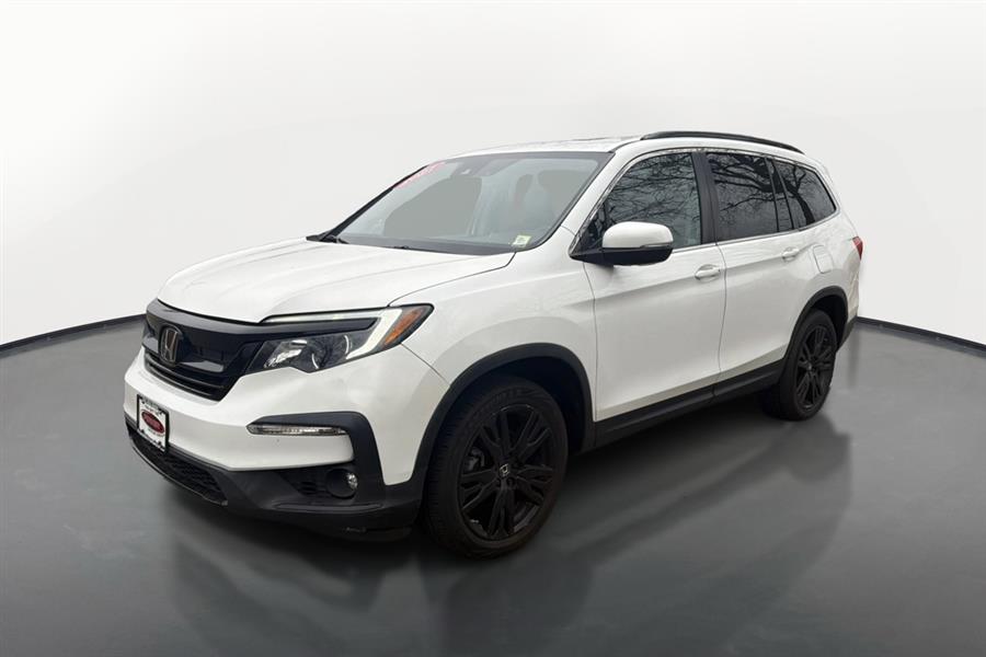 Platinum White Pearl 2021 Honda Pilot SE AWD SUV / Crossover All-Wheel Drive Automatic