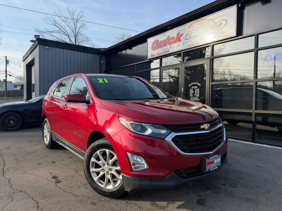 Red 2021 Chevrolet Equinox LT AWD with 1LT SUV / Crossover Four-Wheel Drive Automatic