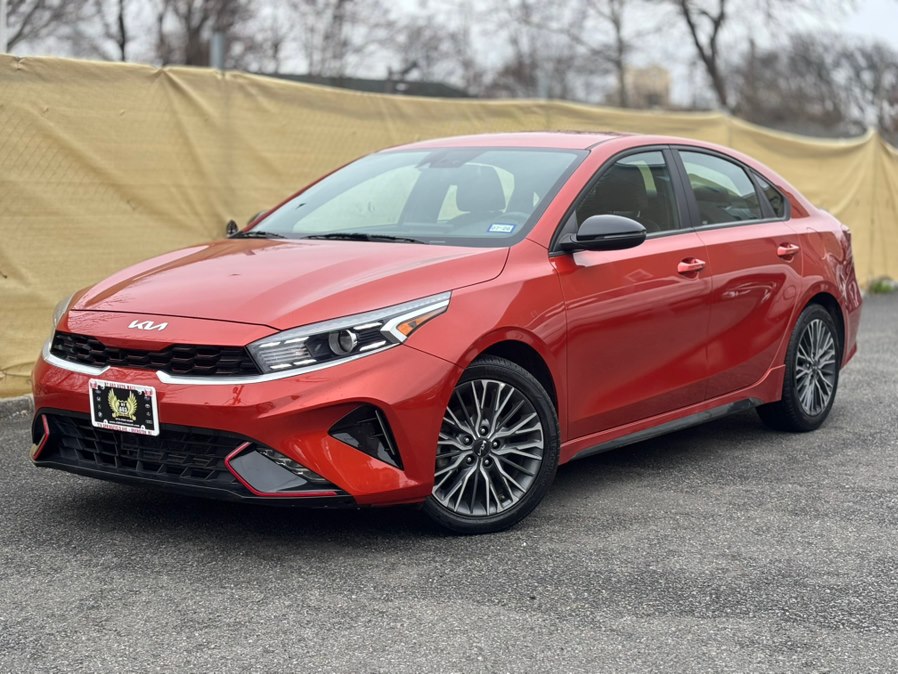 Orange 2023 Kia Forte GT-Line FWD Sedan Front-Wheel Drive Automatic