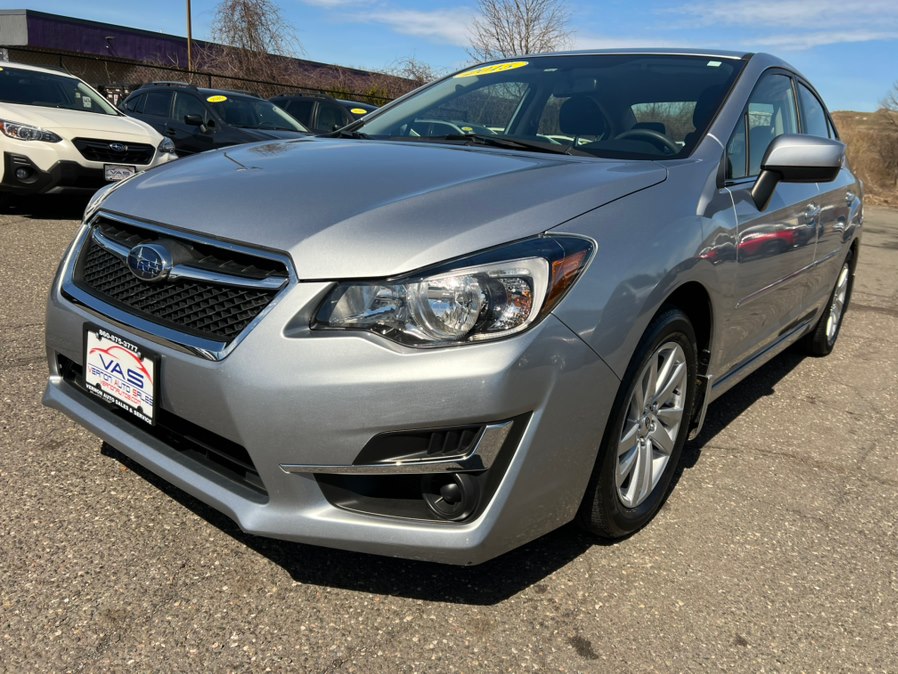 Ice Silver Metallic 2015 Subaru Impreza 2.0i Premium Sedan All-Wheel Drive Continuously Variable Transmission