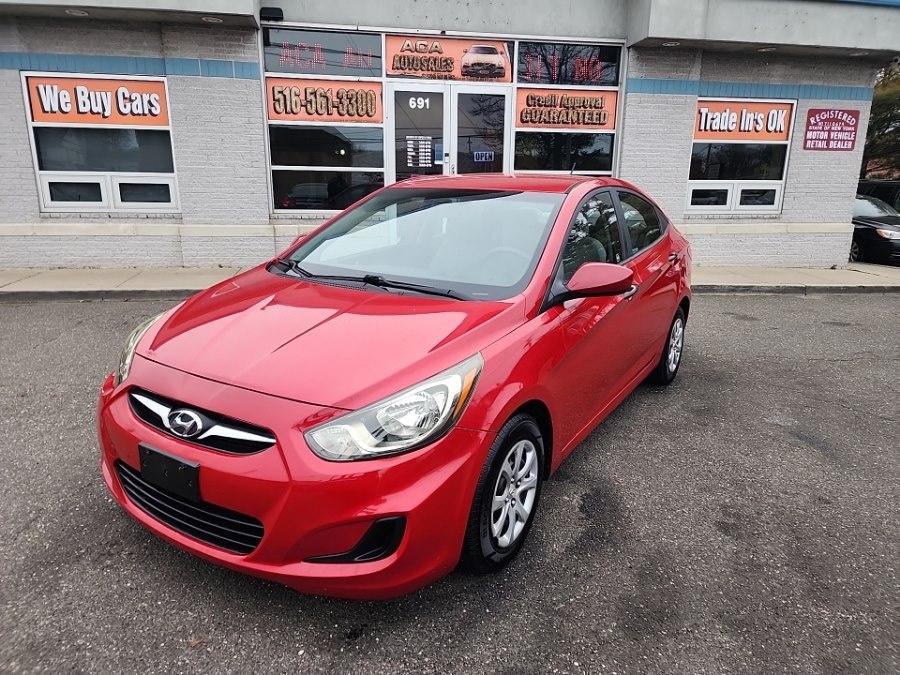 Red 2012 Hyundai Accent GLS Sedan FWD Sedan Front-Wheel Drive Automatic