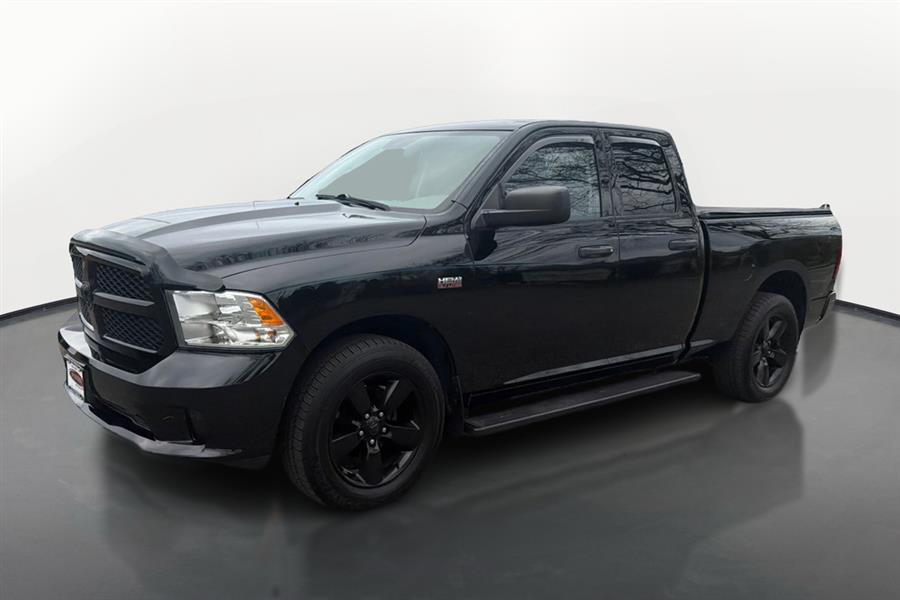 Black 2013 RAM 1500 Tradesman Quad Cab 4WD Pickup Truck Four-Wheel Drive Automatic