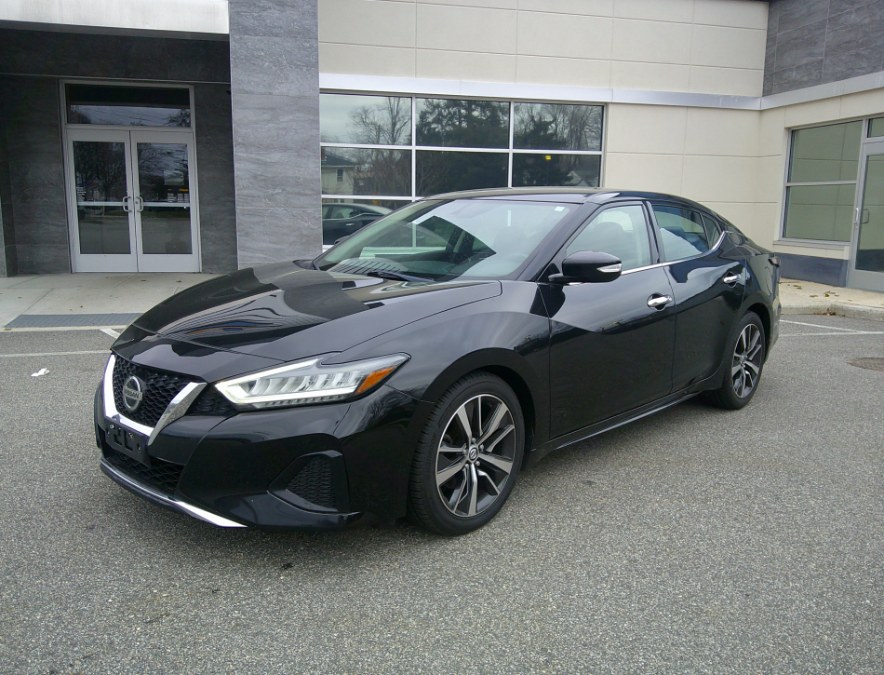 Super Black 2019 Nissan Maxima SR FWD Sedan Front-Wheel Drive Automatic