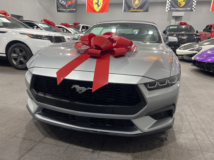 Silver 2024 Ford Mustang EcoBoost Premium Convertible RWD Convertible Rear-Wheel Drive Automatic