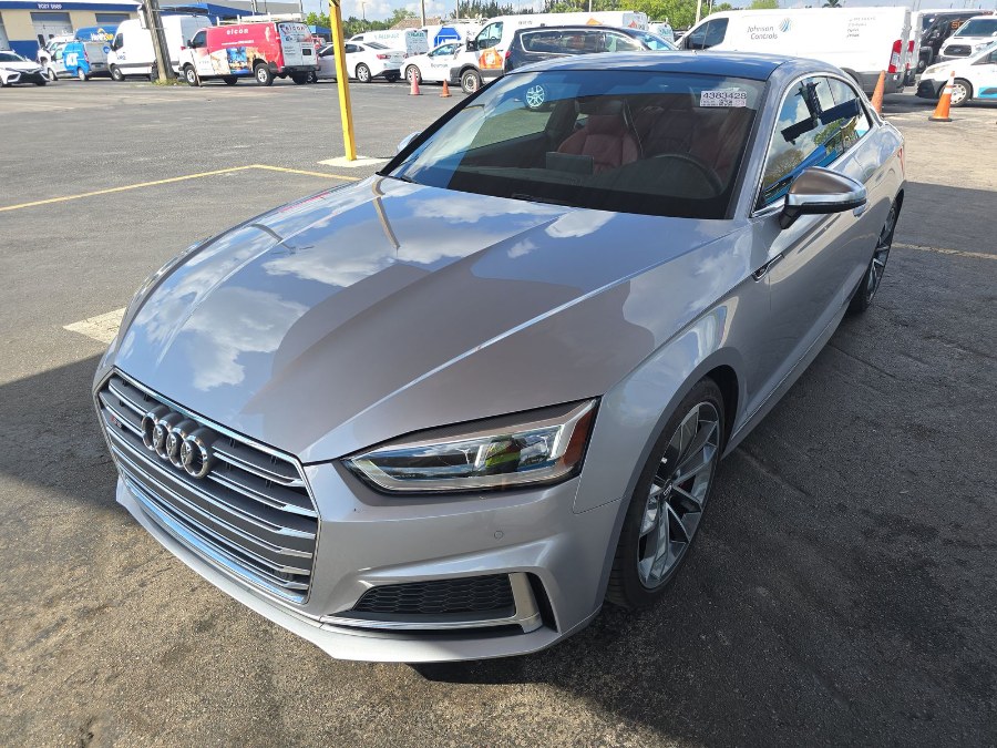 Silver 2018 Audi S5 3.0T quattro Premium Plus Coupe AWD Coupe All-Wheel Drive Automatic