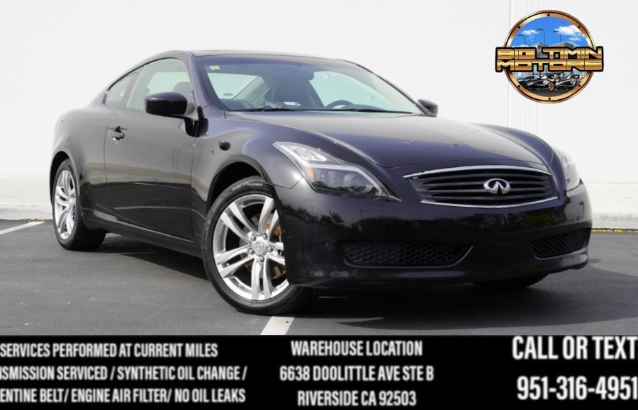 Black Obsidian 2009 INFINITI G37 x Coupe AWD Coupe All-Wheel Drive Automatic
