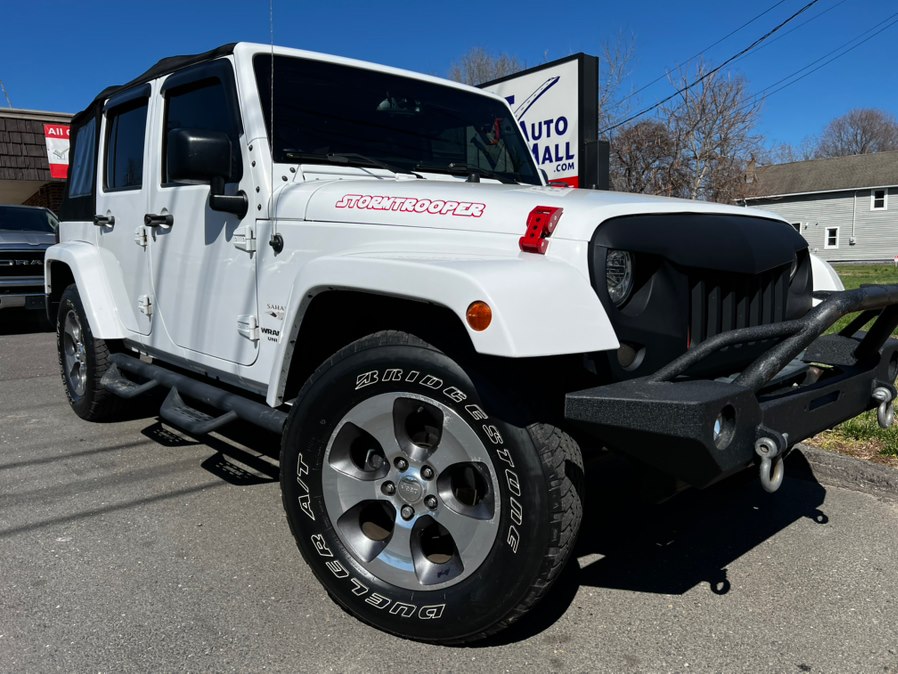 White 2017 Jeep Wrangler Unlimited Sahara 4WD SUV / Crossover Four-Wheel Drive Automatic