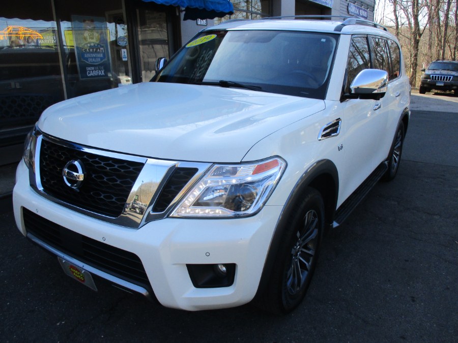 Pearl White Tricoat 2019 Nissan Armada SL 4WD SUV / Crossover Four-Wheel Drive Automatic
