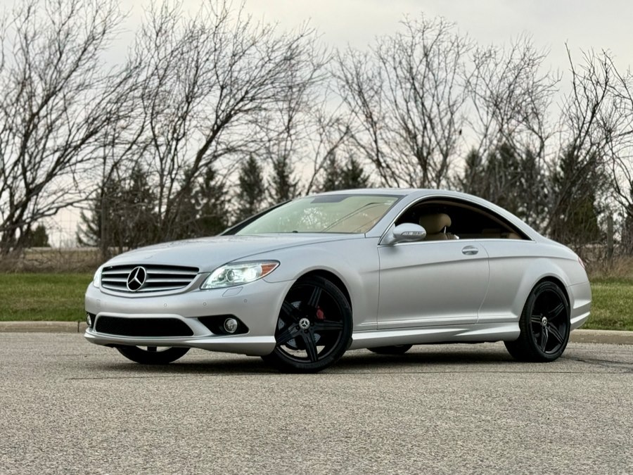 Iridium Silver Metallic 2008 Mercedes-Benz CL-Class CL 550 Coupe Rear-Wheel Drive Automatic