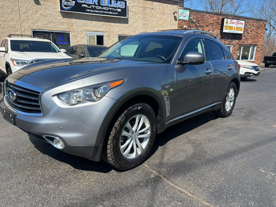 Gray (Liquid Platinum) 2015 INFINITI QX70 AWD SUV / Crossover All-Wheel Drive Automatic