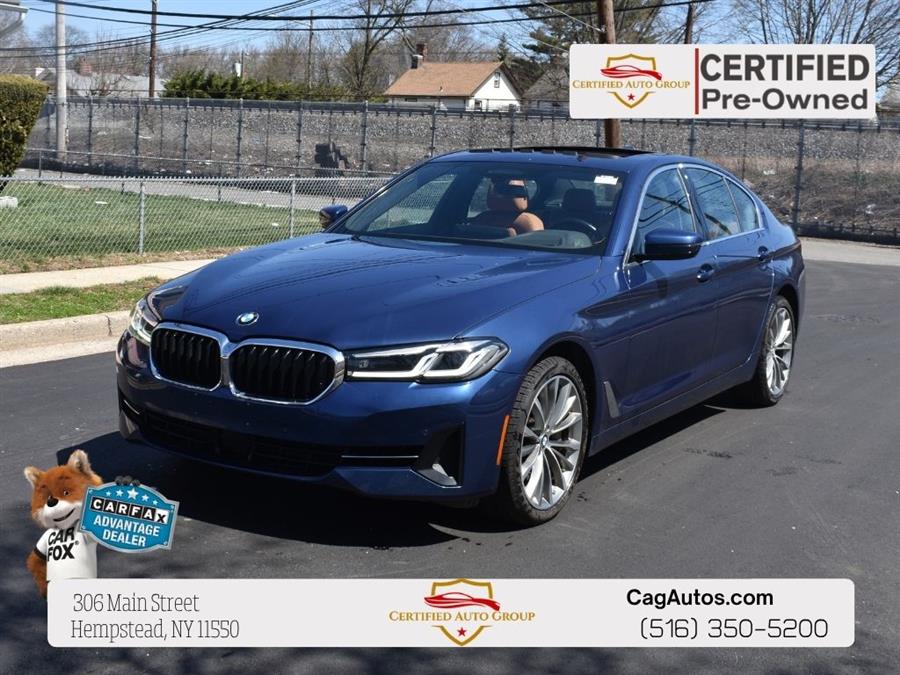 Blue Metallic 2023 BMW 5 Series 540i xDrive AWD Sedan All-Wheel Drive Automatic