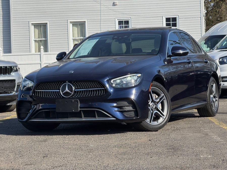 Lunar Blue Metallic 2021 Mercedes-Benz E-Class E 350 4MATIC Sedan All-Wheel Drive Automatic