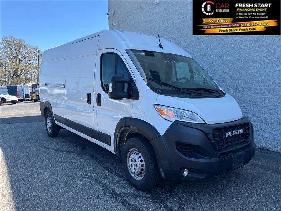Bright White Clearcoat 2025 RAM ProMaster 3500 Tradesman 159 High Roof Extended Cargo Van FWD Van Front-Wheel Drive Automatic