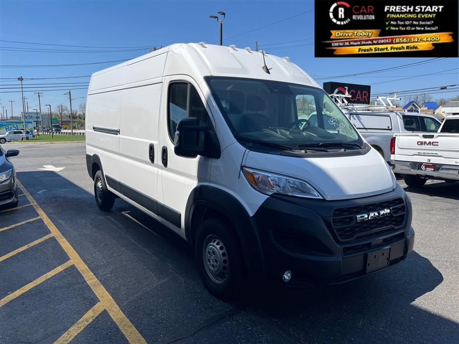 Bright White Clearcoat 2025 RAM ProMaster 3500 Tradesman 159 High Roof Extended Cargo Van FWD Van Front-Wheel Drive Automatic