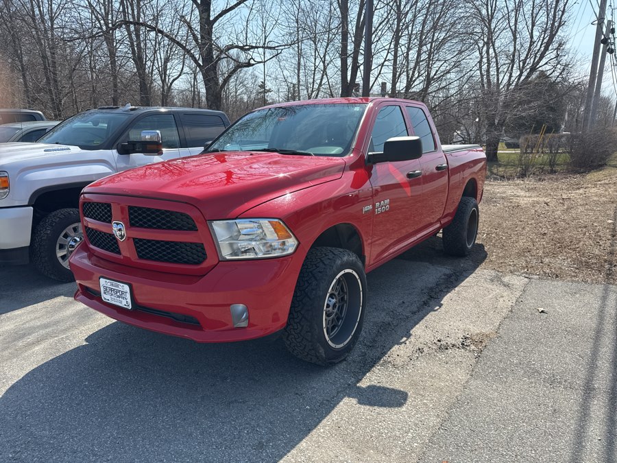 Red 2018 RAM 1500 Express Quad Cab 4WD Pickup Truck Four-Wheel Drive Automatic