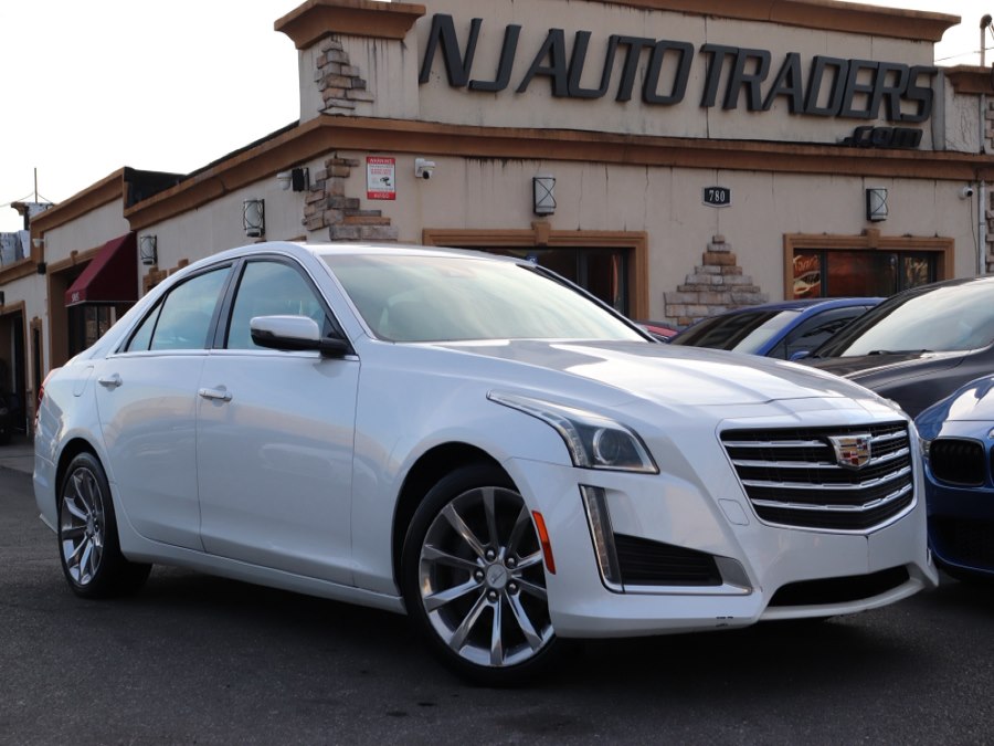 Crystal White Tricoat 2019 Cadillac CTS 3.6L Luxury AWD Sedan All-Wheel Drive Automatic