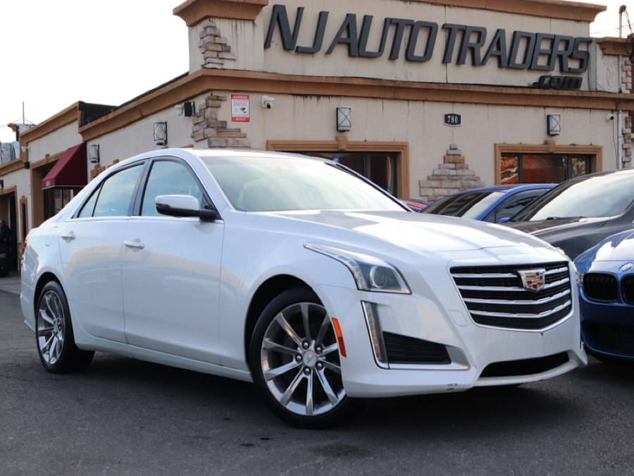 Crystal White Tricoat 2019 Cadillac CTS 3.6L Luxury AWD Sedan All-Wheel Drive Automatic