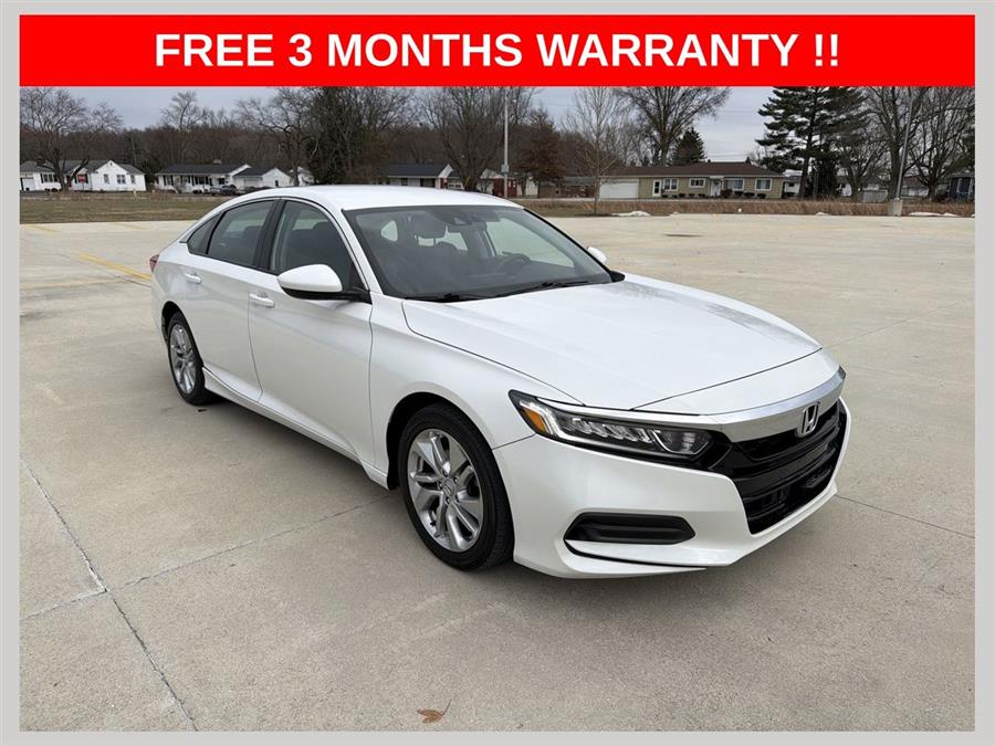 Platinum White Pearl 2018 Honda Accord 1.5T LX FWD Sedan Front-Wheel Drive Automatic