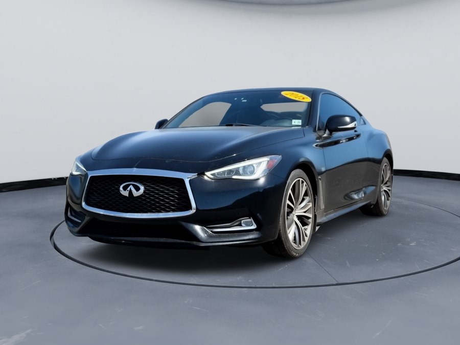 Black Obsidian 2018 INFINITI Q60 3.0t Luxe Coupe AWD Coupe All-Wheel Drive Automatic