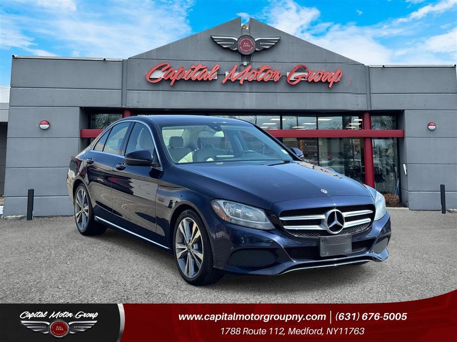 Brilliant Blue Metallic 2018 Mercedes-Benz C-Class C 300 Sedan RWD Sedan Rear-Wheel Drive Automatic