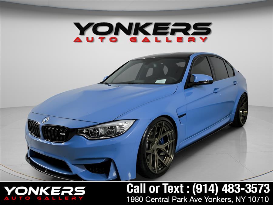 Yas Marina Blue Metallic 2017 BMW M3 Sedan RWD Sedan Rear-Wheel Drive Automatic