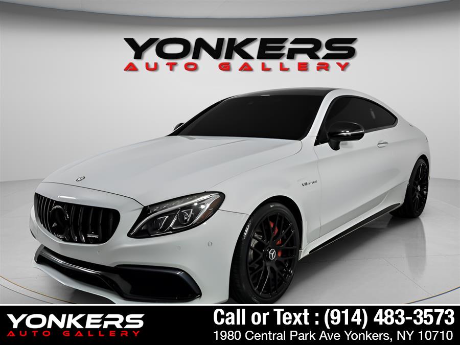 White 2017 Mercedes-Benz C-Class AMG C 63 S Coupe Coupe Rear-Wheel Drive Automatic