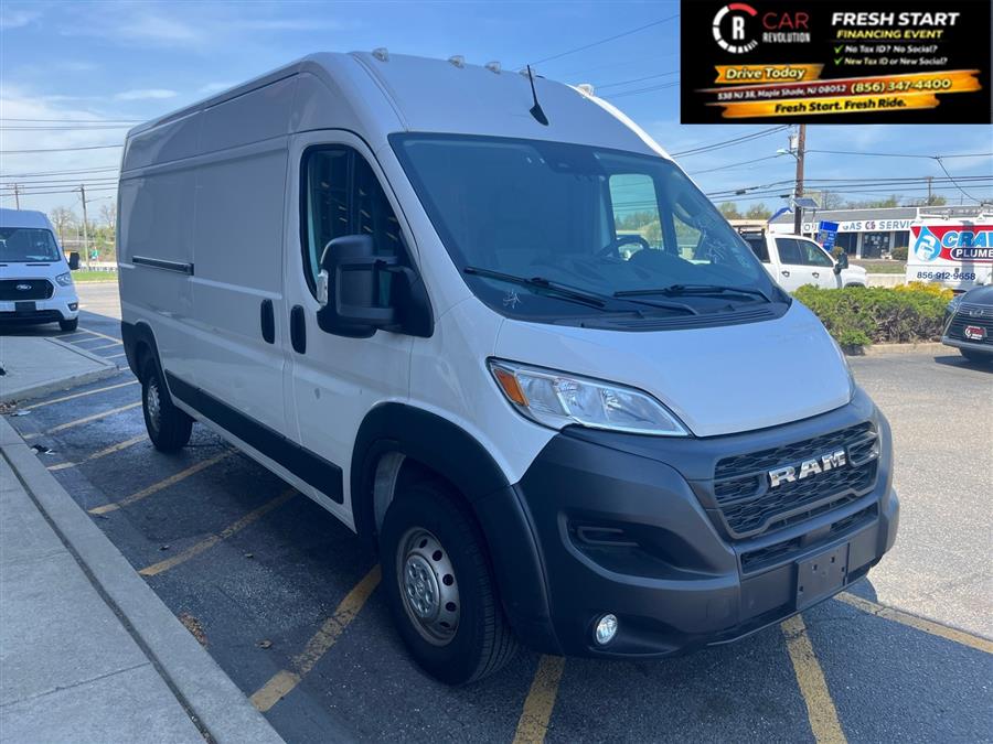 Bright White Clearcoat 2025 RAM ProMaster 3500 Tradesman 159 High Roof Extended Cargo Van FWD Van Front-Wheel Drive Automatic