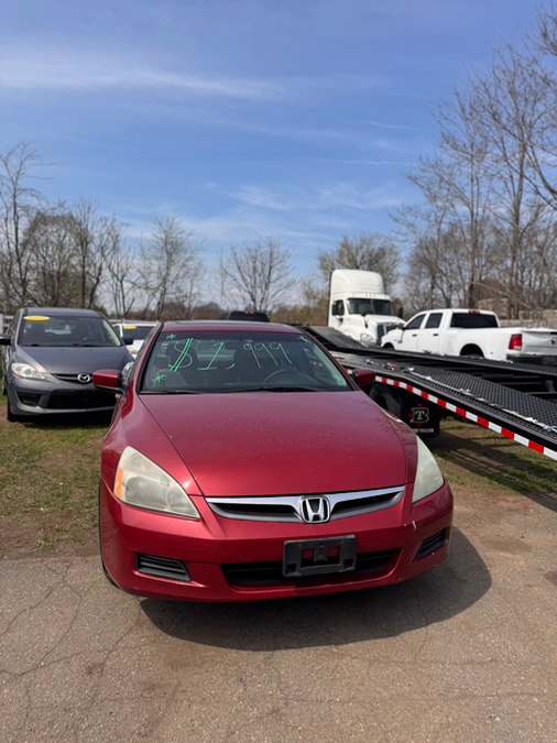 Moroccan Red Pearl 2007 Honda Accord EX Sedan Front-Wheel Drive Automatic