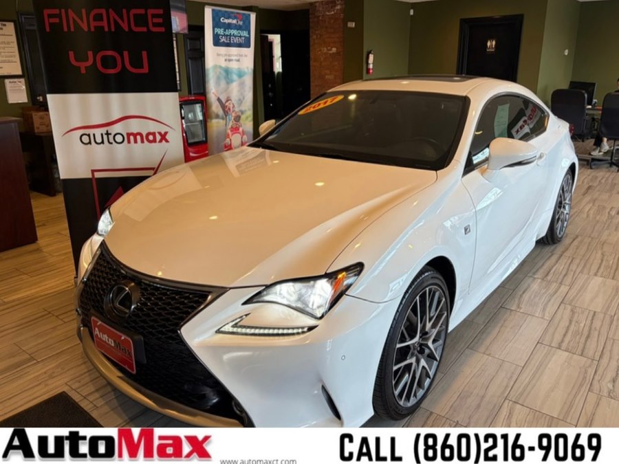 Eminent White Pearl 2017 Lexus RC 300 AWD Coupe All-Wheel Drive Automatic