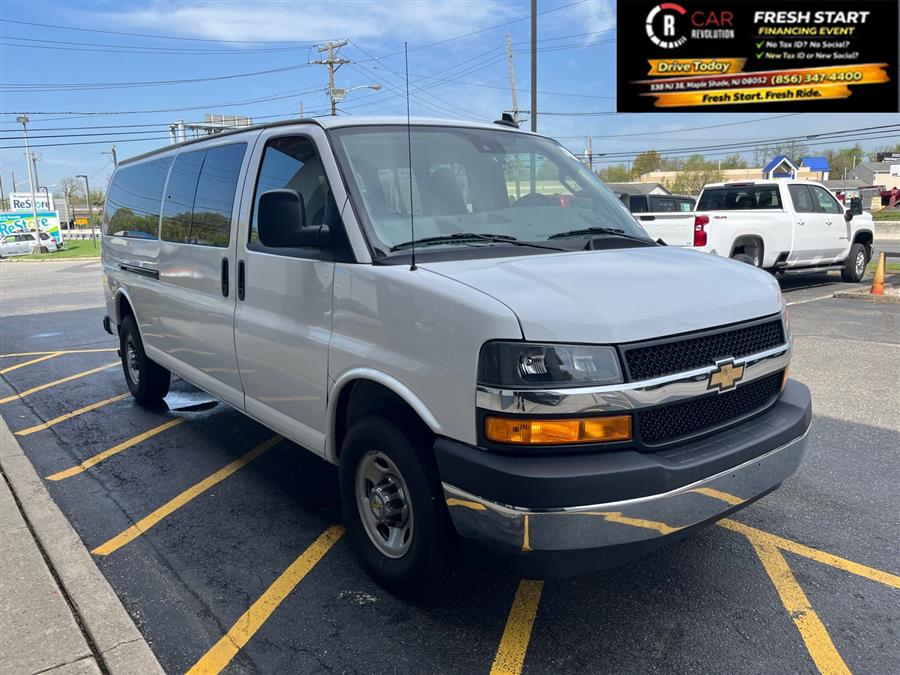 Summit White 2024 Chevrolet Express 3500 LT Extended RWD Van Rear-Wheel Drive Automatic