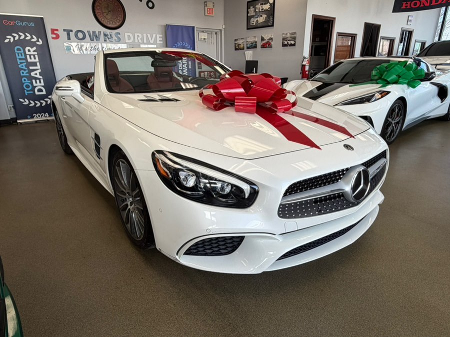 designo Diamond White Metallic 2018 Mercedes-Benz SL-Class SL 450 Convertible Rear-Wheel Drive Automatic