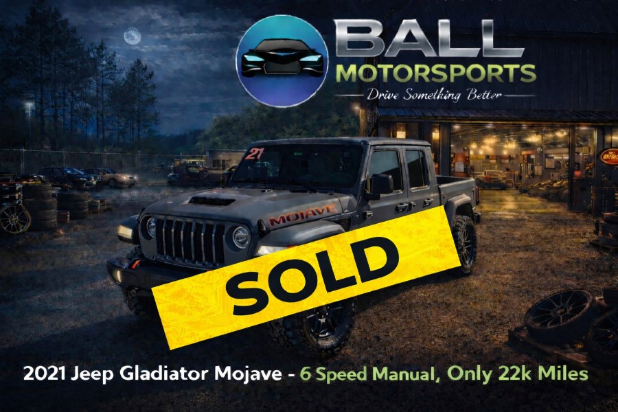 Sting-Grey 2021 Jeep Gladiator Mojave Crew Cab 4WD Pickup Truck Four-Wheel Drive Manual