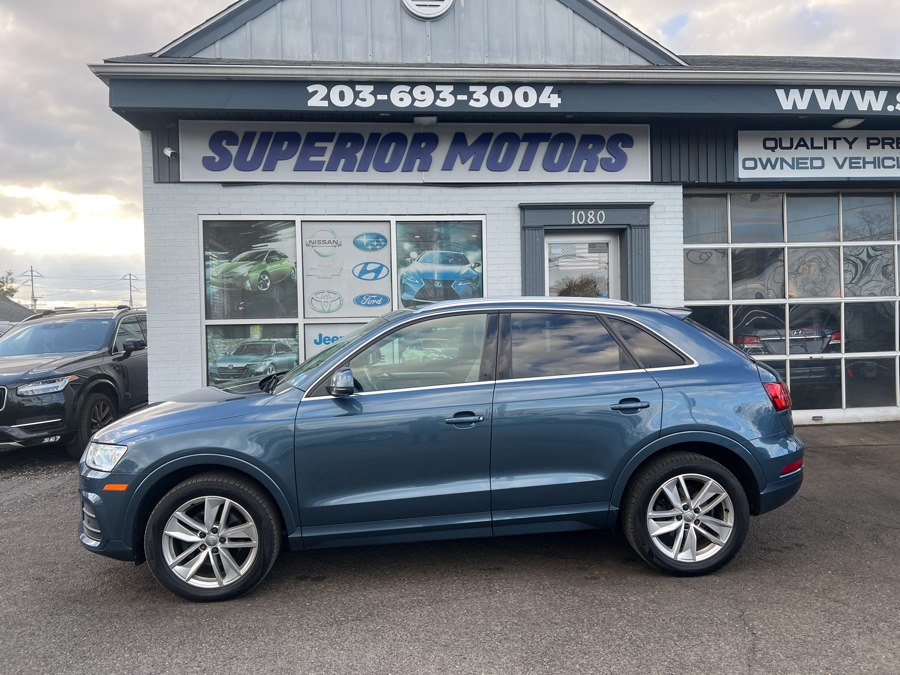 Hainan Blue Metallic 2017 Audi Q3 2.0T quattro Premium Plus SUV / Crossover All-Wheel Drive Automatic