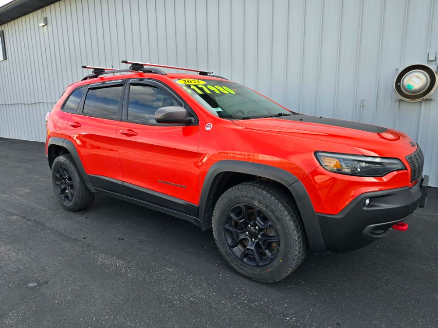 Spitfire Orange Clearcoat 2021 Jeep Cherokee Trailhawk 4WD SUV / Crossover Four-Wheel Drive Automatic