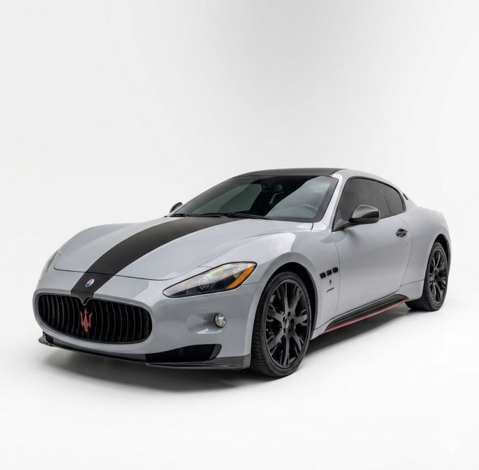 Gray 2012 Maserati GranTurismo S Coupe Coupe Rear-Wheel Drive Automatic