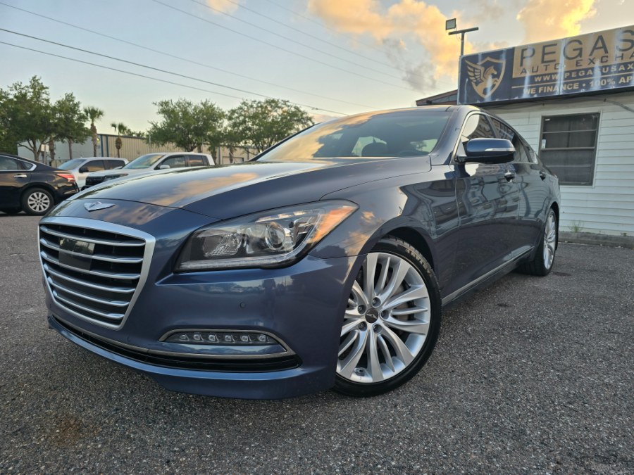 Montecito Blue 2015 Hyundai Genesis 5.0 RWD Sedan Rear-Wheel Drive Automatic