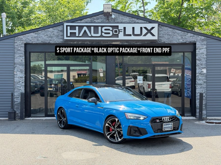 Blue 2020 Audi S5 3.0T quattro Prestige Coupe AWD Coupe All-Wheel Drive Automatic