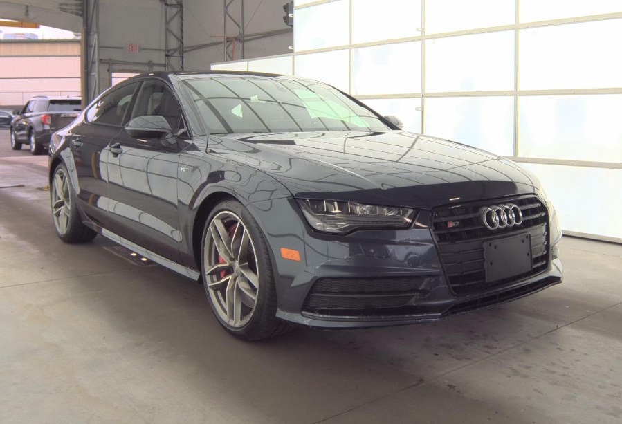 Blue 2017 Audi S7 4.0T quattro Premium Plus AWD Sedan All-Wheel Drive Automatic