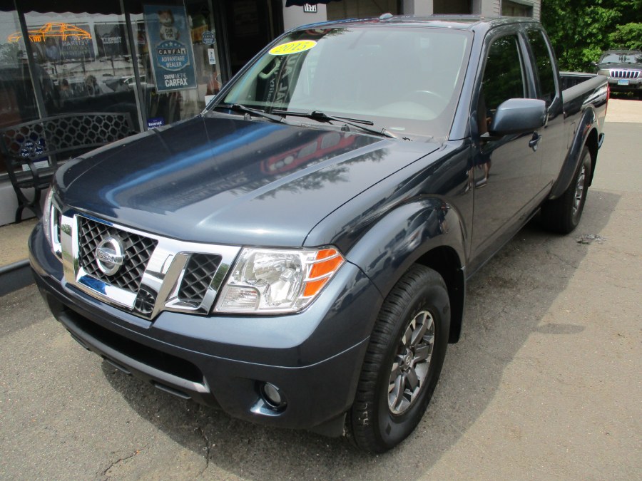 Arctic Blue Metallic 2015 Nissan Frontier PRO-4X King Cab 4WD Pickup Truck Four-Wheel Drive Automatic