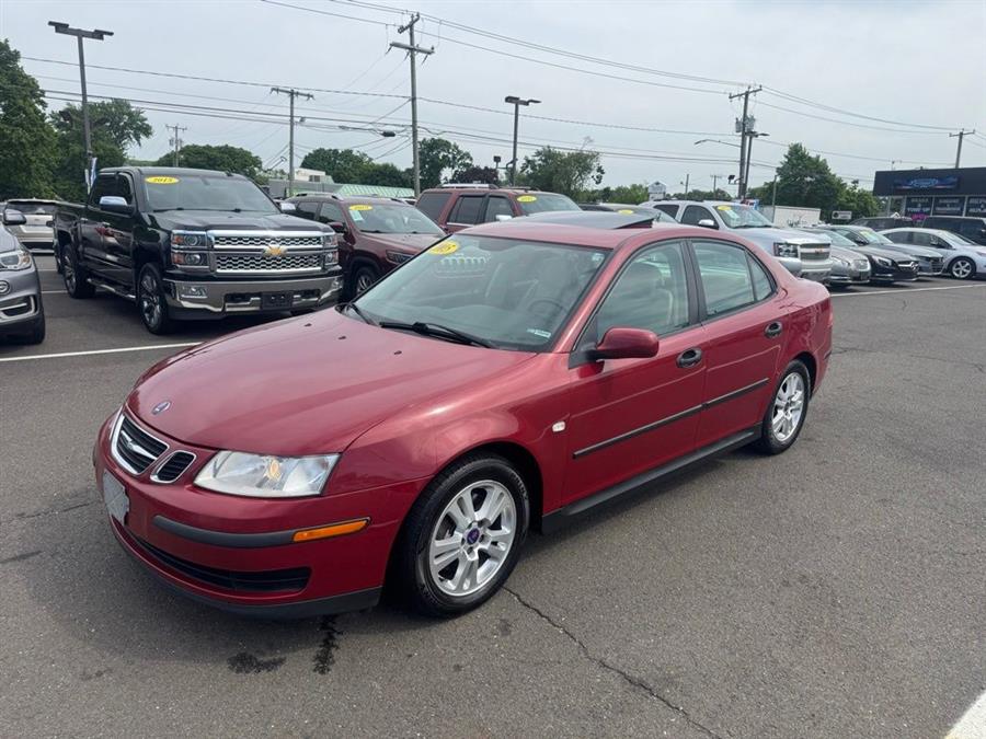 Red (Maroon) 2005 Saab 9-3 Linear Sedan Front-Wheel Drive Automatic