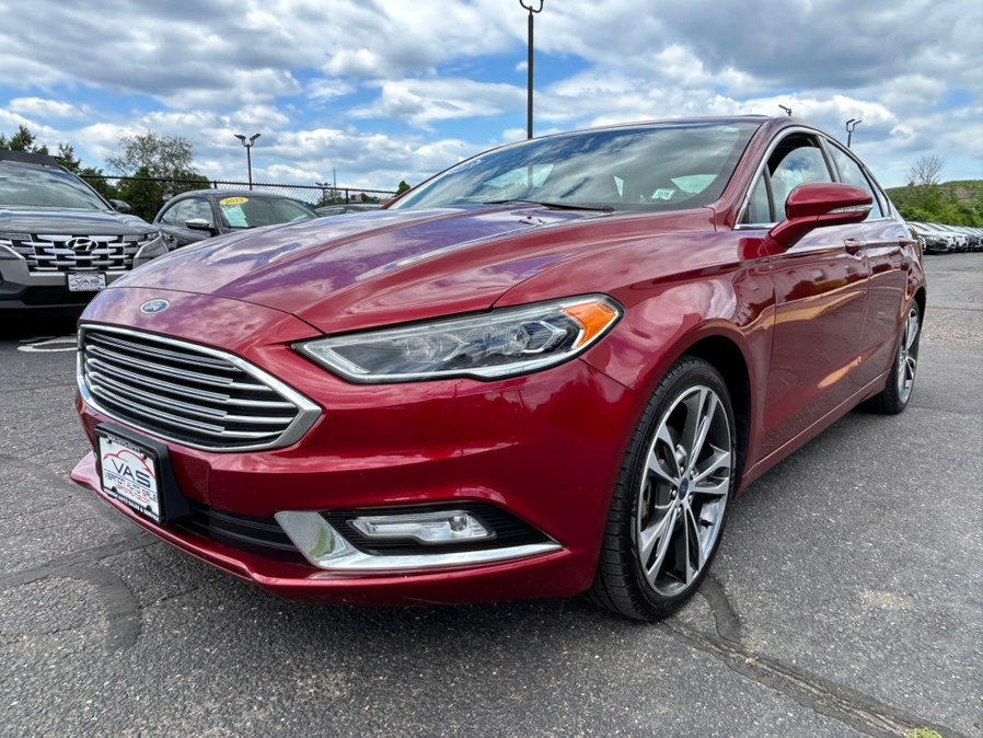 Ruby Red Metallic Tinted Clearcoat 2017 Ford Fusion Platinum AWD Sedan All-Wheel Drive Automatic
