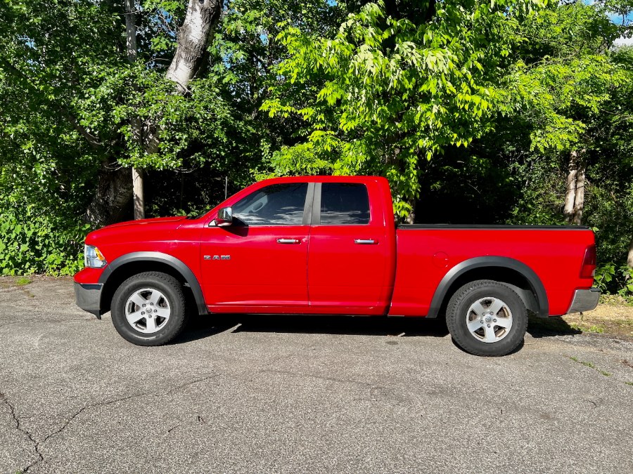 Flame Red 2010 Dodge RAM 1500 SLT Quad Cab 4WD Pickup Truck Four-Wheel Drive Automatic