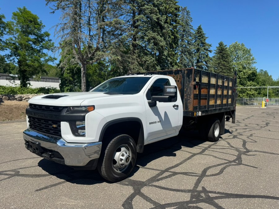 White 2022 Chevrolet Silverado 3500HD Chassis Work Truck Regular Cab RWD Pickup Truck 4X2 Automatic
