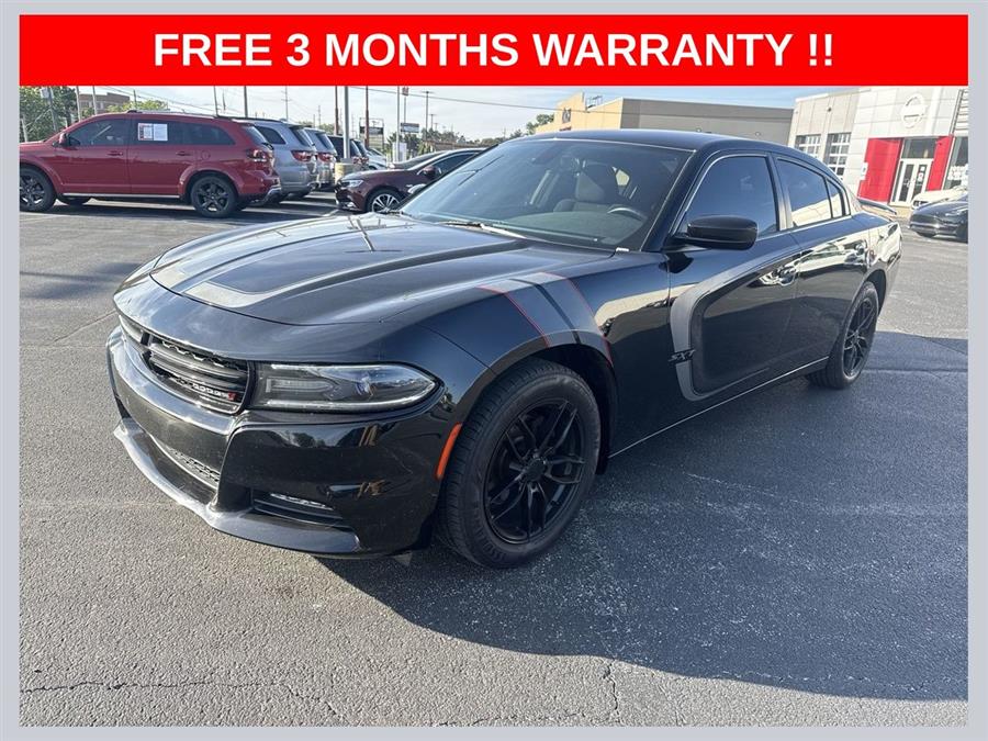 Pitch Black Clearcoat 2017 Dodge Charger SXT RWD Sedan Rear-Wheel Drive Automatic