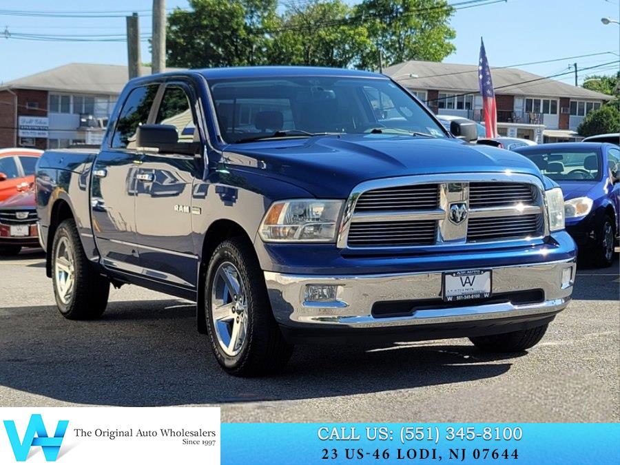 Deep Water Blue Pearl 2010 Dodge RAM 1500 SLT Crew Cab 4WD Pickup Truck Four-Wheel Drive Automatic