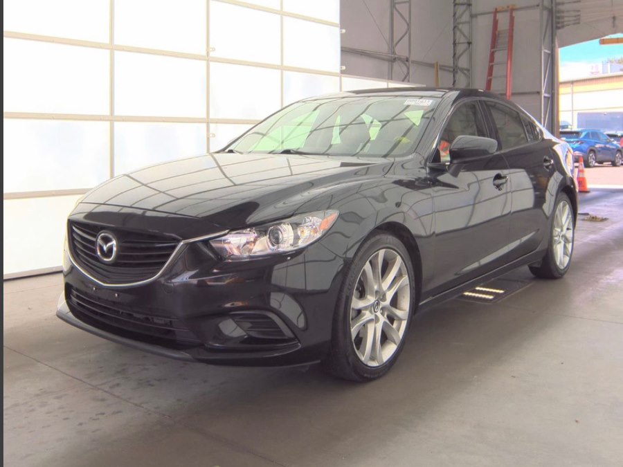 Black 2014 Mazda MAZDA6 i Touring Sedan Front-Wheel Drive Automatic