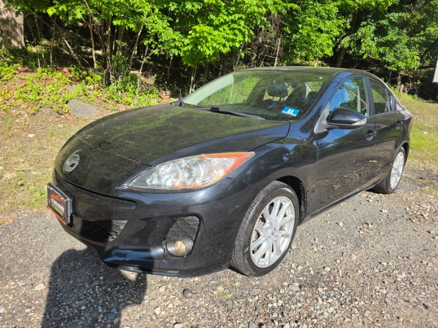 Black 2012 Mazda MAZDA3 s Grand Touring Sedan Front-Wheel Drive Automatic
